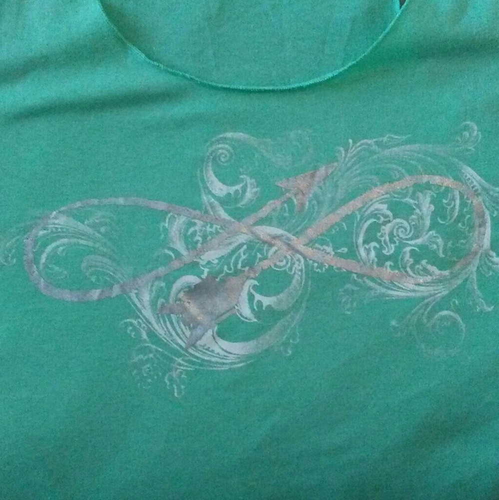 Self-esteem tank top mint color